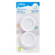 Dr Brown's Travel Caps Wide Neck 2 Pack