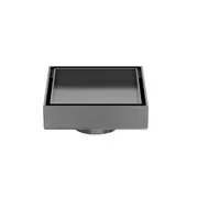 Nero Square Tile Insert Floor Waste 100mm (50mm Outlet) Gunmetal NRFW006GM