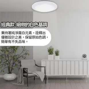 【Panasonic 國際牌】LGC31102A09 LED 32.5W 110V 全白燈罩 霧面 調光 調色 遙控 吸頂燈 _ PA430057