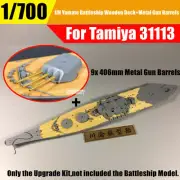 1/700 Yamato Battleship Bricolage Wooden Deck+Metal Gun Barrels for Tamiya 31113