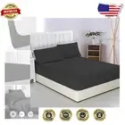 Soft and Durable King Fitted Sheet - 1000 Thread Count Egyptian Cotton Dark Grey