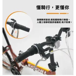 BIKEONE L22 PLUS 22吋24速451輪組SHIMANO變速前後碟煞折疊車小摺腳踏車