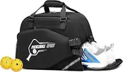 BISKLNDN Pickleball Bag for Women and Men，Pickleball Backpack with various Zipper Pockets for Balls, Paddles, Shoes, Movil phone and Power Bank, with a Fence Hook