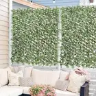 E&K Sunrise Expandable Faux Ivy Leaf Privacy Fence Screen Artificial Greenery...