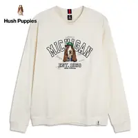 在飛比找Yahoo奇摩購物中心優惠-Hush Puppies T恤 男裝戴帽印花狗長袖棉質T恤