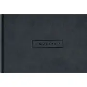 RRP$34.99 Artisan Peter Pauper Press Black Hardcover Guest Book Wedding Party