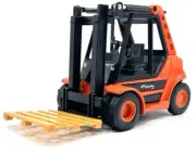 WELLY FORK LIFT TRUCK 5.5 IN 1:43 SCALE W/PALLET LOOSE