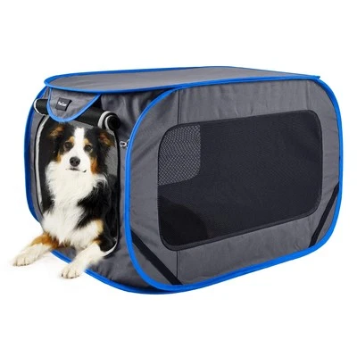 38inches Large Pop Up KennelCollapsible Travel Pet Crate Indoor and Outdoor P...