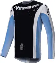 Alpinestars Techstar Melt, jersey , color: Black/White/Light Blue , size: XXL