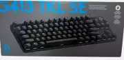Logitech G413 TKL SE Mechanical Gaming Keyboard - Black Aluminum - NEW
