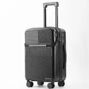 Stylish Luggage Suitcase Business Suitcase with Cup Holder Compact 28 Inch Lightweight Carry-on