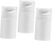 DEARMAMY 3Pcs Vacuum Lotion Bottles Reusable Airless Containers for Travel Skincare Pump Bottle for Lotion Essential Oil and Facial Storage