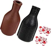HOOTNEE Snooker Bottle Props Set 2 Pack Billiards Cup Plastic Billiard Balls Dice Home Pool Game Toy for Parties