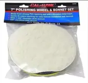 Replacement 7" Buffing Wheel and Backing Pad for Electric Car Auto Polisher