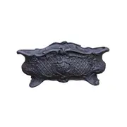 Pot Firenze Cast Iron 48cm Outdoor Ornament Yard/Patio Garden Home Decor Black
