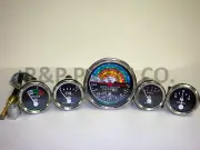 Oil Temp Amp Tachometer Fuel Gauge Set for Farmall IH International 340 Diesel