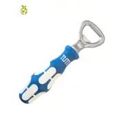 TUM Branded Bottle Opener Made By Wera Tools Komfort Handle Blue / White