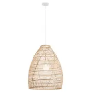 [James Lane] Velas Rattan Bell Ceiling Pendant