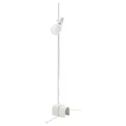 HÅRSLINGA / TRÅDFRI floor lamp with light bulb, white/smart white spectrum