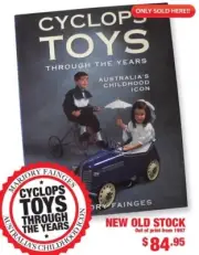 Cyclops Through The Years Book Pedal Car Tricycle Scooter