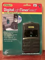 Stanley Digital Light Timer Outlet Photocell Countdown Timer