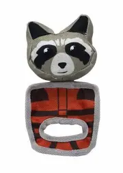 Marvel Comics ROCKET RACOON PULL & PLAY SQUEAKY OXFORD DOG TOY - pet chew toy