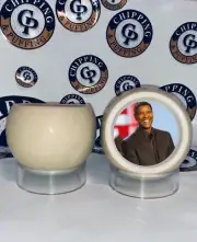 Custom "DENZEL WASHINGTON" Cue Ball Shot Glass - Hollowed Cue Ball