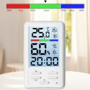 Indoor Weather Station Digital Temp Humidity Monitor with Backlight Feature