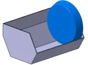 POLISHING BUFFING PAD STORAGE SHELF - FOR 125MM / 5" PAD / DISPENSER - DETAILING