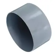 2pcs Rubber End Caps 70mm ID Bolt Cap Cover Screw Thread Protectors Grey