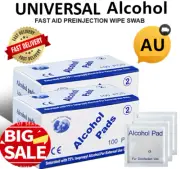 100-1000PC Alcohol Prep Pad Wipe Swab Cleaning Sterile 75% Ethyl Alcohol Medical