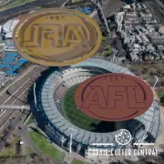 AFL Logo Cookie Cutter and Embosser - 5cm x 8.3cm