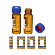PATIKIL 2ml Autosampler Vial, 1000 Pack HPLC/GC Vials 9-425 Lab Amber Vials S...