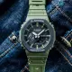 【CASIO 卡西歐】G-SHOCK 軍事風格 八角形錶殼 軍綠色(GA-2110SU-3A)