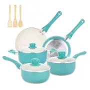 Pots and Pans Set Nonstick, 11pcs Kitchen Cookware Sets Induction Cookware, C...