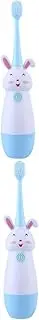minkissy 2 Sets Baby Toothbrush Kids Electric Toothbrush Soft Bristles for Gentle Cleaning