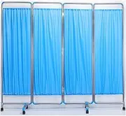 Foldable Medical Privacy Screen,6ft High Room Divider Fence,3/4/5/6panels Room Divider with Wheels for Doctor Office Beauty Salon Clinic Hospital Ward (Color : White, Size : 5-Panel)