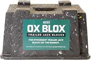 OX BLOX Trailer Jack Block | RV and Camper Blocks for Any Tongue Jack, Post, Foot, or stabilizer (Round or Square) | Supports up to 10,000 lbs per Block