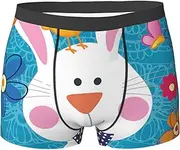 [COMAAM] Spring Happy Easter Holiday Men'S Boxer Shorts (Multi-Faceted) Men'S Elastic Boxer Shorts Leggings Underpants