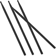 SUPVOX 4pcs Carbon Fiber Drum Sticks Hand Drum Percussion Sticks Drumstick Kit Drum Accessories Musical Instrument Drum Sticks Drumsticks Carbon Fiber and Other Synthetic Materials Black