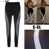 在飛比找蝦皮購物優惠-Rainbow Reflective Leggings Fi