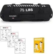 EliteSport Duffel Workout Sandbags for Weight Training Heavy Duty Sand Bags w...