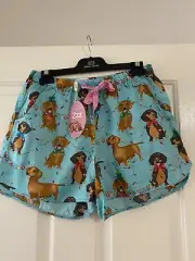 Peter Alexander Ladies Pyjama Shorts Christmas Dogs Medium