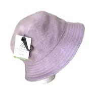 NEW NWT $30 ALPINE DESIGN PURPLE FURRY BRUSHED BUCKET HAT LIGHT PURPLE WOMENS OS
