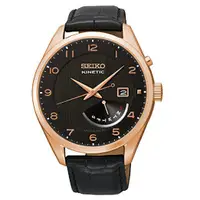 在飛比找蝦皮購物優惠-【金台鐘錶】SEIKO 精工 (人動能) 不鏽鋼錶殼 防水(