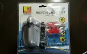 Wellmax Bicycle Light Set-Front Light & Flasher-FREE SHIPPING!