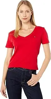 [Tommy Hilfiger] Women's V-Neck Tee