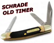 Schrade Old Timer Junior 3-Blade Knife Delrin 108OT NEW