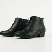 Clover Wide Fit Ankle Boots