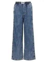[Mo5ch1no Jeans] Mo5ch1no Jeans-Embroidery Jeans Celeste-Donna 27 Light Blue